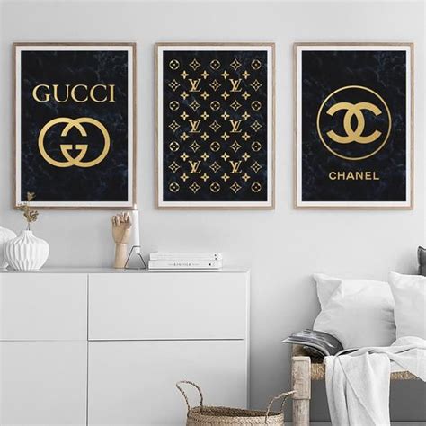 gucci art wall|gucci wallpaper interior.